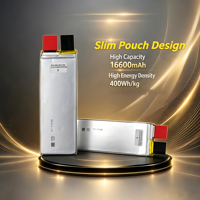 Batterie LiPo semi-solide en pochette 3.7V 16.6Ah 16600mAh Haute densité énergétique 400Wh/kg Batteries légères pour drones UAV