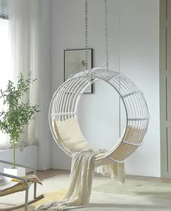 Mới Đến Hiện Đại Đồ Nội Thất Ngoài Trời Vườn Treo Mây Đu Ghế Mềm Wicker Patio Đu Trứng Ghế