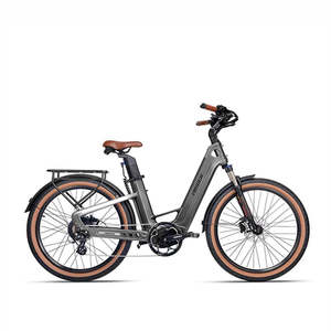 Vélo de ville sportif <span class=keywords><strong>en</strong></span> fibre de carbone <span class=keywords><strong>EN</strong></span> <span class=keywords><strong>15194</strong></span>+CE, moteur arrière sans balais 750W, batterie au lithium 48V 20Ah, freins à disque hydrauliques 7 vitesses - Product Image 2