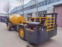 Camion malaxeur à béton pour tunnel minier MINLE GL40, capacité 4m³, châssis articulé central