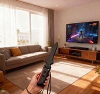 Pegangan Pedang Switch 2 untuk Nintendo Switch 2, Penyangga Joy-Con, Penutup Gagang Ekstensi, Lightsaber