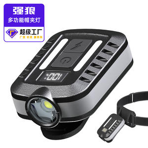 Lampe frontale à clip TD222 rechargeable 1000 mAh LED lumière rouge pour randonnée en extérieur pêche nocturne avec écran d'affichage et chargement Type C - Product Image 3