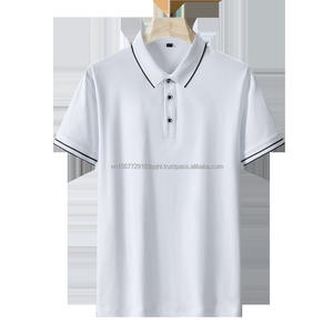 Camiseta de manga corta para hombre de alta calidad, camiseta polo cómoda deportiva con logotipo impreso para eventos personalizados para hombres - Product Image 1