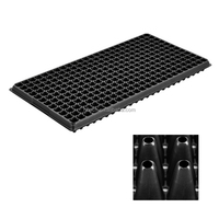 Plateau de semis de riz en plastique PS, plateau en polystyrène PS, Pot de fleur et de semis avec bouchon pour pépinière