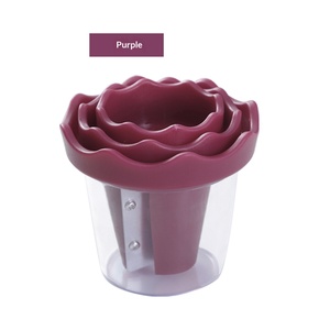 Cortador en espiral de verduras con forma de rosa, herramienta manual para tallar frutas, para decorar ensaladas de pepino y zanahoria - Product Image 6