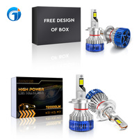 Nouveaux phares LED auto JG 12V 140W 40000LM H1 H4 H11 9005 pour Ford Benz Renault Hyundai VW Audi BMW