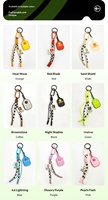 Porte-clés de raquette de pickleball moderne et durable en PVC, pendentif créatif à clipser, décoration suspendue pour sac de sport, cadeau