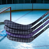 Bâton de hockey sur glace durable au prix d'usine pour l'entraînement et les matchs, bâton de hockey en fibre de carbone Flylite
