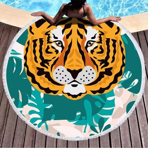 Serviette <span class=keywords><strong>de</strong></span> <span class=keywords><strong>plage</strong></span> ronde super absorbante Mandala - <span class=keywords><strong>Tapis</strong></span> <span class=keywords><strong>de</strong></span> yoga imprimé en microfibre <span class=keywords><strong>de</strong></span> qualité supérieure - Product Image 2