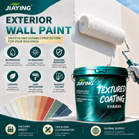 Peinture murale extérieure imperméable au latex, résistante aux intempéries, revêtement acrylique à base d'eau pour la façade des bâtiments résidentiels