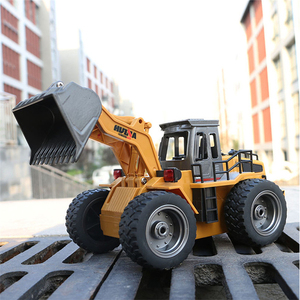 <span class=keywords><strong>HUINA</strong></span> <span class=keywords><strong>1520</strong></span> 6CH 1/18 2.4GHz RC Métal Bulldozer RTR Chargeur Frontal Ingénierie Voiture Jouet - Product Image 5