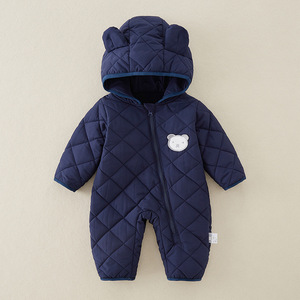 Ropa de bebé Otoño e Invierno engrosada bebé onesie bebé <span class=keywords><strong>Husky</strong></span> ropa acolchada ropa de abrigo niños salir mono - Product Image 1