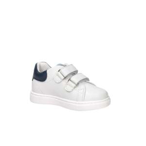 Baskets pour enfants Balducci, blanches et bleues, hauteur de talon 25 cm, chaussures tendance en toile - Product Image 2