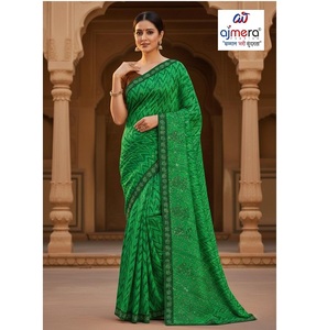Saris élégants de créateur pour femmes, style tendance avec confort premium, séchage rapide, protection solaire, pour le bureau, le quotidien, les fêtes et les occasions festives - Product Image 1