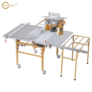 Hot Selling Portable Small Woodworking Sliding Table Saw Wood Cutting Panel Saw Machine