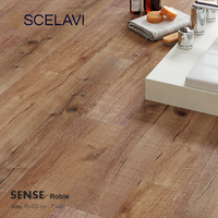 Chine Usine Vente en Gros Personnalisé Brun Foncé Spc Carreaux de Sol Texture Naturelle Bois Peel Bâton Vinyle Plastique Revêtement de Sol pour Salle de Sport
