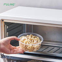FULING 8/12/16/24/32oz contenants hermétiques transparents pour charcuterie bol en plastique pour salade tasses à fruits avec couvercles