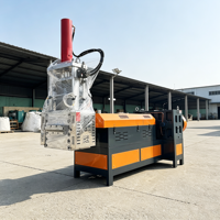 Granulateur de plastique compact à deux étages pour petit atelier, machine de recyclage de film plastique