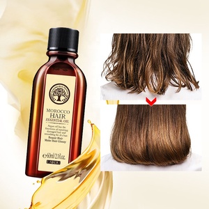 เซรั่มบำรุงผม LAIKOU 60 มล. ผสมน้ำมันอาร์แกน ขายส่ง น้ำหอมสำหรับใช้ประจำวัน ซ่อมแซมและบำรุงผมแห้ง ไม่ต้องล้างออก น้ำมันหอมระเหย - Product Image 5