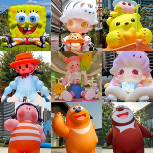 Publicidad al aire libre inflable de dibujos animados <span class=keywords><strong>Bob</strong></span> <span class=keywords><strong>Esponja</strong></span> Squarepants modelo inflable para eventos de apertura de centro comercial y decoraciones de tiendas - Product Image 6