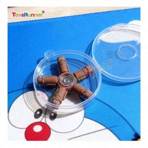 Customizable Anti-Stress Fidget Spinner Toy Plastic Non-Toxic 3D Sensory Focus Aid <b>Small</b> <b>Desk</b> Fidgets Adults Kids Silent - Product Image 5