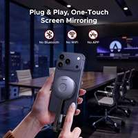 Transmisor USB-C Inalámbrico Magnético y Receptor HDMI, USB C a HDMI 1080P60Hz, Transmisión 5G para Transmitir Video y Audio
