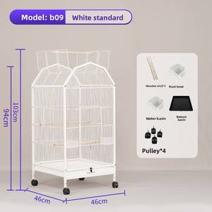 Bonne vente champignon <span class=keywords><strong>cage</strong></span> à oiseaux nichoir moussue moules moderne métal luxe en acier inoxydable perroquet <span class=keywords><strong>Pigeon</strong></span> <span class=keywords><strong>Cage</strong></span> mangeoire - Product Image 6