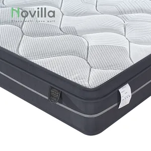 Factory direct selling cooling gel-infused memory foam pocket spring mattress for hotel project Matras Saltea Godoro