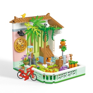 Juego de Bloques de Construcción de Casas de Jardín con Vista a la Ciudad, Tipo 4 en 1, Novedad de 2024, Bloques de Cristal para Construir Casas de Flores, Ladrillos para Niños, Juguetes de Bricolaje - Product Image 3