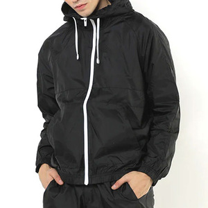 New Arrival Breathable Material Men Windbreaker Tracksuit Best Selling Solid Color Hooded Men Windbreaker <b>Suit</b> for Outerwear - Product Image 4