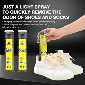 Spray désodorisant pour <span class=keywords><strong>chaussures</strong></span> à séchage rapide OEM, très vendu, inhibe les bactéries, élimine les odeurs, rafraîchit les <span class=keywords><strong>chaussures</strong></span> - Product Image 2