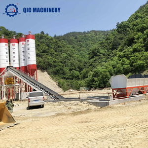 Planta Mezcladora de Concreto Automática de Alta Calidad HZS35 de 35m/h con Bomba, Motor, Operación Remota, Silo de Cemento, Prefabricada, Pequeña y Móvil - Product Image 1