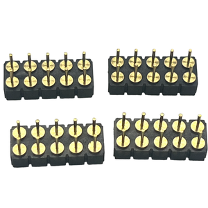 Spring Pogo Pin Connector Brass <strong>Contact</strong> 2.54mm Pitch Female H=2.5 2x05P Dip Type PCB Accessories Black Model - Product Image 2