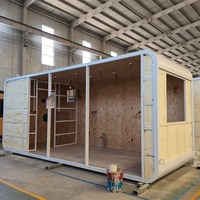 Maison capsule futuriste Apple Cabin en stock, structure en acier, livraison rapide pour les centres de glamping