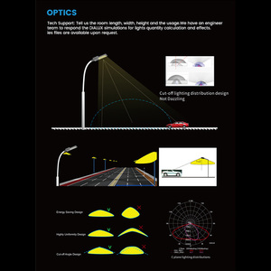 빠른 배달 IP66 방수 야외 도로 고속도로 주차장 120 Lm/W 발광 효율 CE RoHS 인증 LED 가로등 - Product Image 5