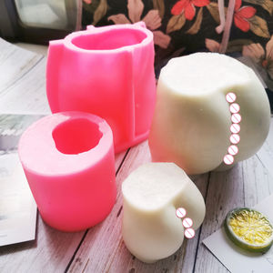 Molde de silicona 3D de tamaño jumbo para glúteos femeninos, torso, cuerpo, trasero, busto, caderas, molde de resina para hacer velas - Product Image 4