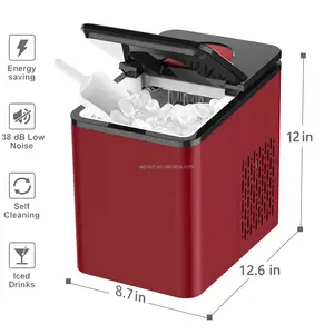 Home Ice Maker Making Machine mit Fabrik preis 12KG Counter top Ice Maker tragbare Mini Home Ice Cube Maker Maschine