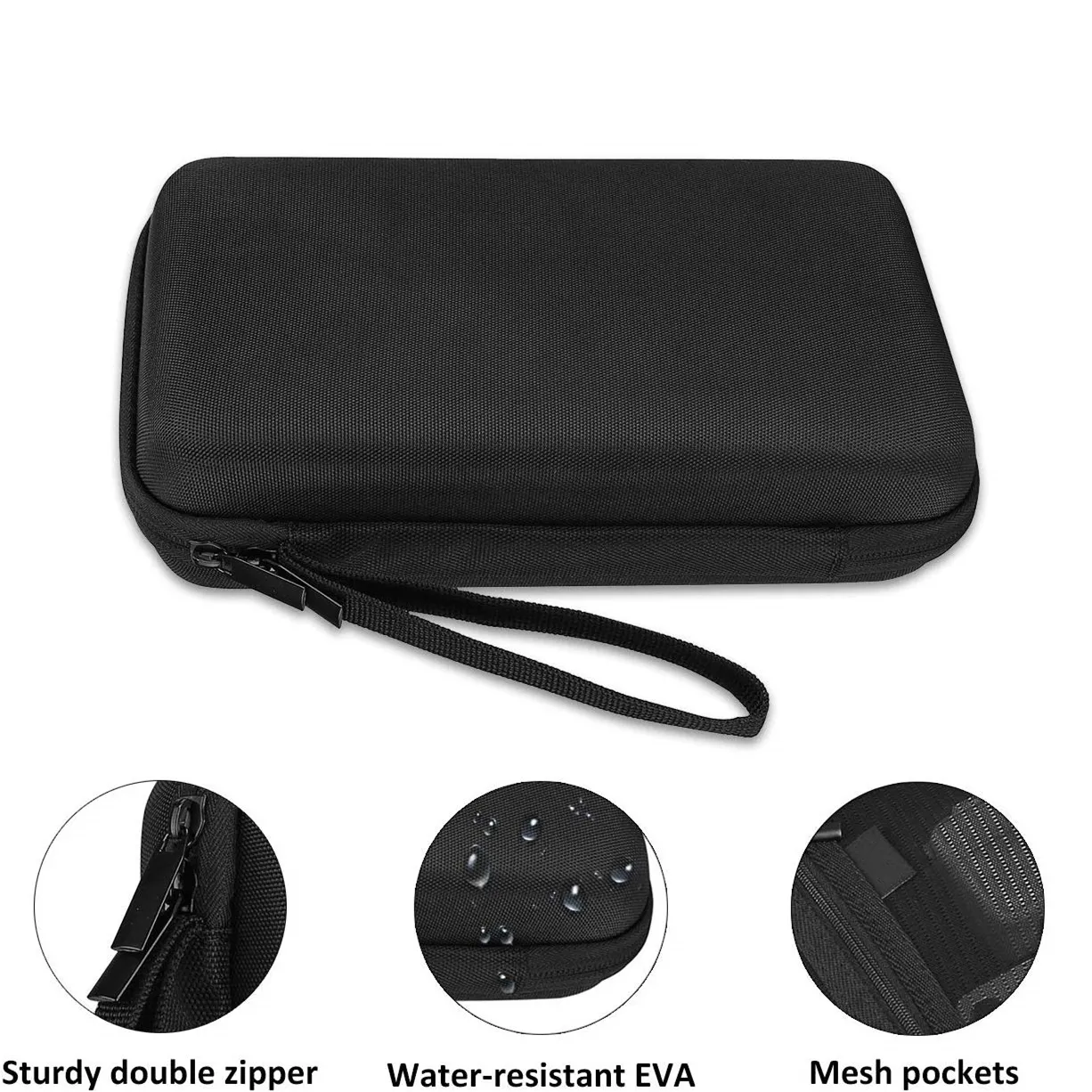 Custom Travel Hard Storage Organizer Electronics Accessories Case EVA Cable Organizer Bag EVA