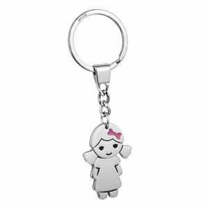 Portachiavi in peluche a forma di bambina strizzata - Product Image 2