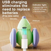 Ratón Eléctrico Inteligente para Gatos y Perros, Juguete Interactivo con Activación Táctil, Funcionamiento Automático, Evitación de Obstáculos, Juego Autónomo para Gatos de Interior, Alivio del Aburrimiento