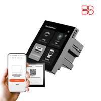 Kit de Seguridad Inteligente para el Hogar con Pantalla Táctil Multifuncional de 3.0-3.9 Pulgadas, Android, App Tuya, WiFi, Control Central, Amplificador de Música de Pared