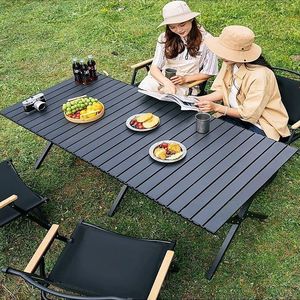 <b>Camping</b> <b>Table</b> Rectangular 52x53x78 Cm <b>Foldable</b> Carbon Steel Easy Assembly Outdoor Picnic Fishing Beach Use - Product Image 1