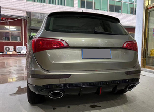 Diffuseurs de pare-chocs arrière noir brillant style <span class=keywords><strong>RSQ5</strong></span> avec embouts d'échappement pour <span class=keywords><strong>Audi</strong></span> Q5 SQ5 8R 8R.5 2008-2018 (stock US) - Product Image 5