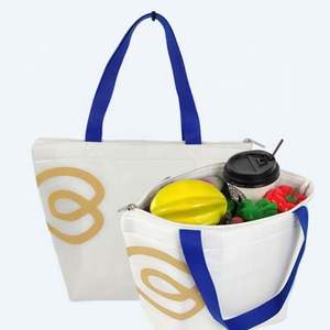 Sac isotherme pour aliments en toile écologique résistant à l'isolation thermique Sac fourre-tout isotherme personnalisé Sac à lunch isotherme pour pique-nique facile à transporter - Product Image 1