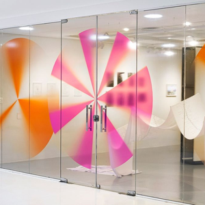 Custom UV Flatbed <b>Print</b> <b>on</b> 10mm Tempered <b>Glass</b> Interior Branding and Decorative <b>Glass</b> Vietnam UV <b>Printing</b> Factory - Product Image 1