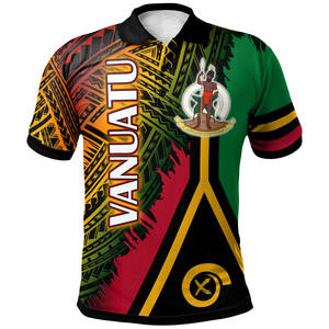 Digital Seal of Vanuatu Special Style Printing Quick Dry Sports Men's <strong>Polo</strong> <strong>Shirts</strong> <strong>Bulk</strong> Vanuatu Polyester + Spandex <strong>Polo</strong> T <strong>Shirt</strong> - Product Image 4