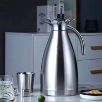 Bouilloire isotherme Kecolove en acier inoxydable 304, grande capacité, garde au froid et au chaud pendant 24 heures, 2L, double isolation.