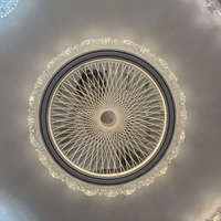 Luz de techo LED para dormitorio de estilo nórdico, luz de techo LED redonda, luz de techo acrílica para dormitorio de diseño moderno