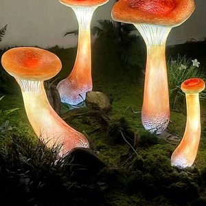 Small Trumpet Mushroom <b>Led</b> Sculpture <b>Light</b> For Outdoor Garden Landscape Lawn And Holiday Decoration - Product Image 1