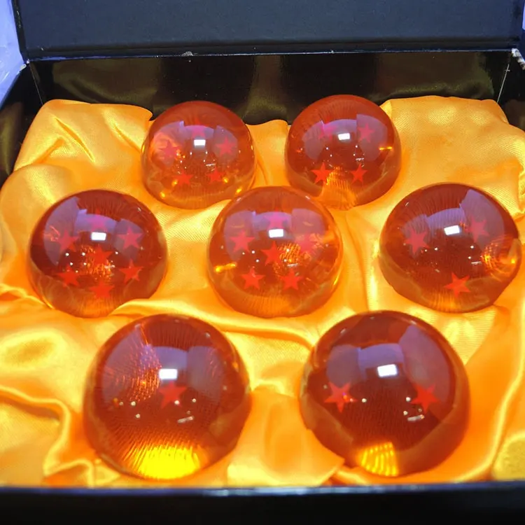 Star 7 DragonBall Z jenis bola kristal kotak hadiah koleksi mainan model untuk Hadiah set = 7 buah panas 7 bola